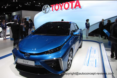 Toyota FCV Hydrogen Fuel Cell Production Model 